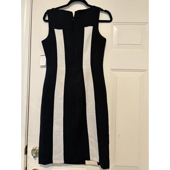 Womens black and white sz 4 David Meister dress #518 - Picture 2 of 2